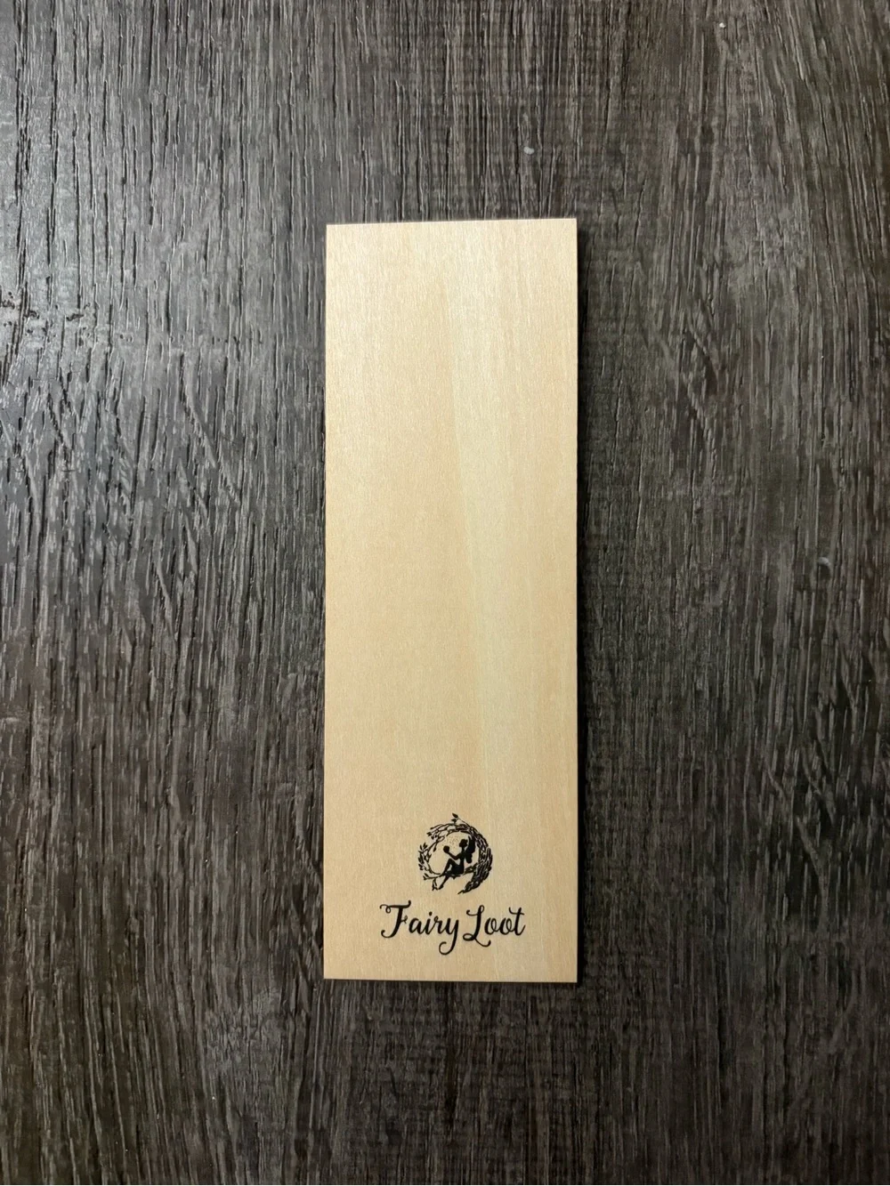 Circe Woodmark Wooden Bookmark by FairyLoot - Black and Red